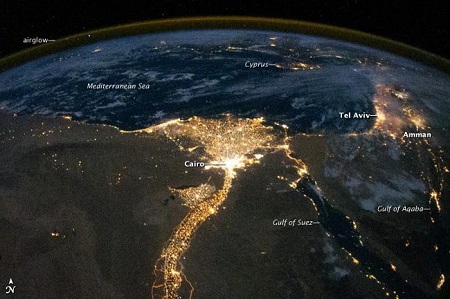 Egypten om natten