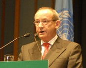 Den afgående UNFCCC-formand Yvo de Boer